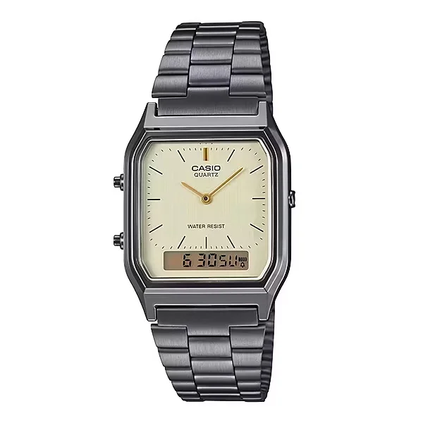 CASIO Vintage Analog Digital Watch - AQ-230GG-9ADF